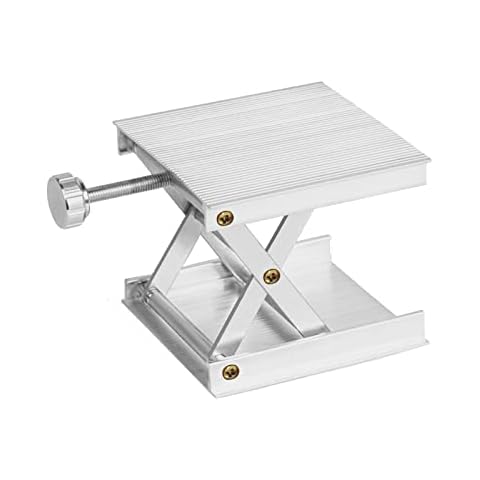 9 * 9CM Lab Lift Platform Stands Adjustable Lab Jack Lift Stand Rack Scissor Lab Lifter for Chemical Instrument Supporting Lifting Cover