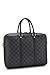 Louis Vuitton, Pre-Loved Damier Graphite Porte-Documents Voyage PM, Black