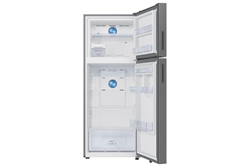 Image of Samsung 396 L, 2 Star, Convertible 5-in-1, Digital Inverter, Frost Free Double Door, Bespoke AI WiFi Refrigerator (RT41HG6A22S8HL, Silver, Light DOI Metal, 2026 Model)
