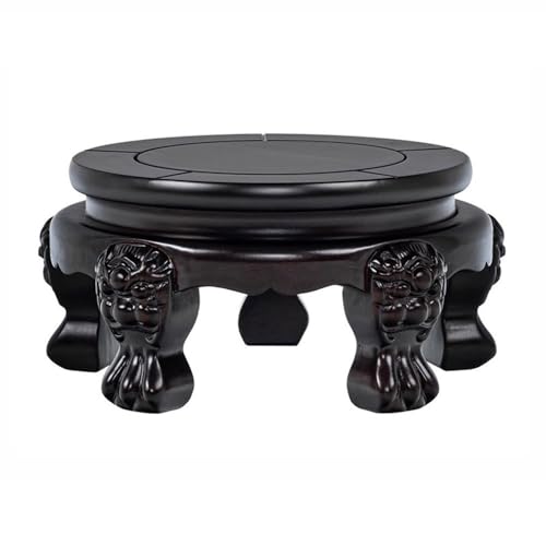 Table d'exposition pour bonsaïs circulaire en bois taille grand modèle