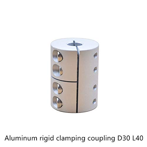 WAAZVXS Coupler Diameter30mm Length40mm Rigid Coupling Aluminum for Engraving Machine Motor Connector (Inner Diameter : 8mm to 16mm)