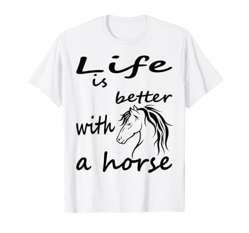 Camiseta de equitación a caballo, jinete, jinete, regalo Camiseta