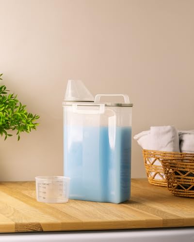 Pote Hérmetico para Armazenamento com Copo Medidor de Plástico 2,5L - Lyor