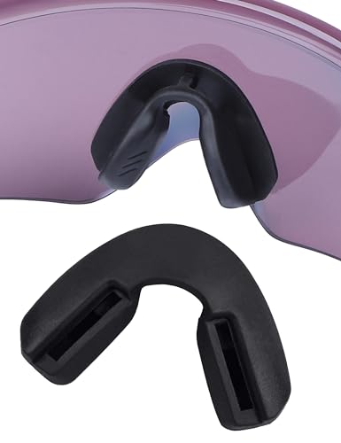 Image of Black Replacement Nose Pads Piece for Oakley Kato OO9455 OO9455M /Encoder OO9471 OO9472F /Subzero OO9098 Sunglass