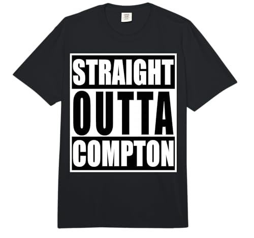 Straight Out Of Compton Funny Graphic Comfort Colors Adult Heavyweight T-shirt