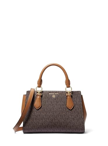 Michael Kors Bolsa transversal pequena Marilyn, Marrom/Acorn, One Size
