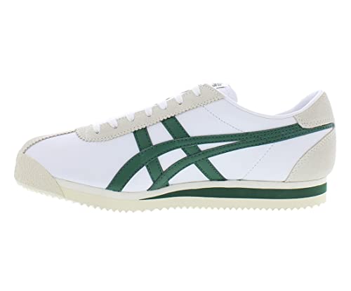 Onitsuka Tiger Unisex Tiger Corsair Shoes D7J4L, White/Hunter Green, 8.5 M US