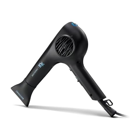 Bio Ionic 10X UltraLight Speed Hair Dryer, Blow Dryer with Adjustable Heat & Speed, Professional Hair Dryer for Fast Frizz-Free & Shiny Hair Cover