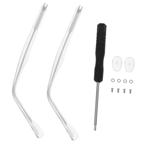 GOOHOCHY Glasses Nose Pad Replacement Glasses Repair Screws Set Glasses Arm Legs for Earrings