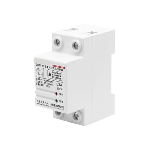 Protecteur de surintensité AC 63A 230V disjoncteur rail DIN différentiel