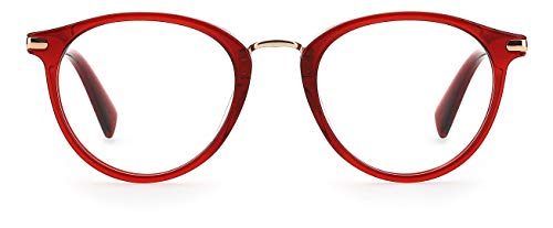 Levi's Lv 5006 Oval Prescription Eyeglass Frames, Red/Demo Lens, 50Mm, 21Mm #TOP2