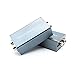 WisWinDa Noise Isolator RCA Pro Audio Hum Eliminator (No Affects Bass) Noise Filter Aluminum Shell Quality Isolator Transformer for Home Theater Car Audio Player HiFi Stereo Plug&Play (Silver-Gray)