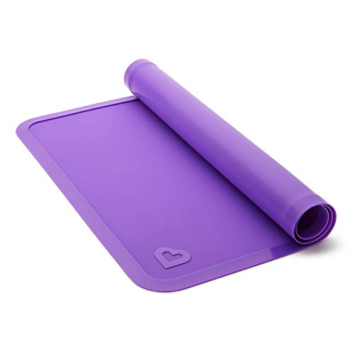 Munchkin® Spotless™ Silicone Placemats For Kids, 2 Pack, Blue/Purple #TOP6