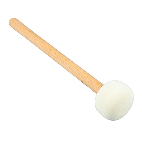 Baqueta de percusión con cabeza de fieltro blanco 32 cm miniatura 3
