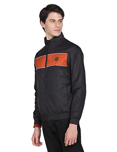 Image of U.S. POLO ASSN. Men Colour Block Polyester Casual Standard Length Jacket