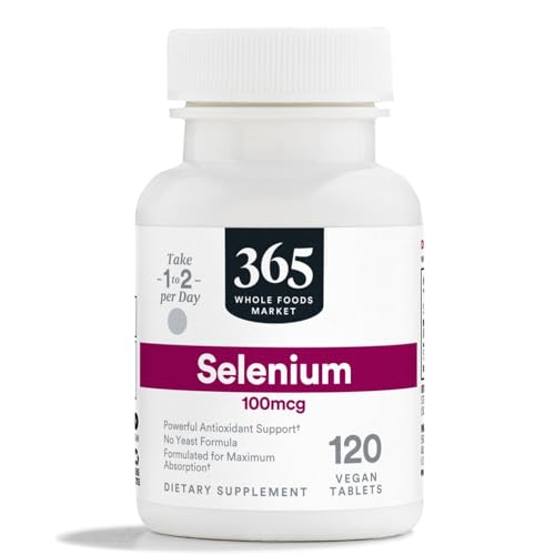 365 by Whole Foods Market, Selenium 100mcg, Vegan, 120 Tablets