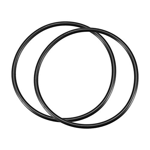 QUARKZMAN Nitrile Gomma O-Ring 115mm x 105mm x 5mm Guarnizioni di Tenuta Anelli Rubinetti Rotondo Guarnizione Rondella per Rubinetto Idraulica Riparazione Sigillatura Connessione, 2 Pezzi