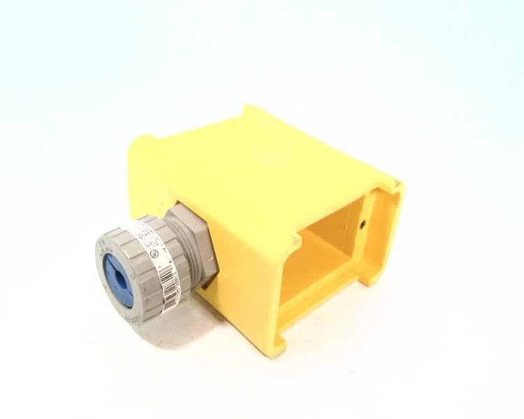 Portable Outlet Box, 2Gang, 1"Hub, 19cu. in