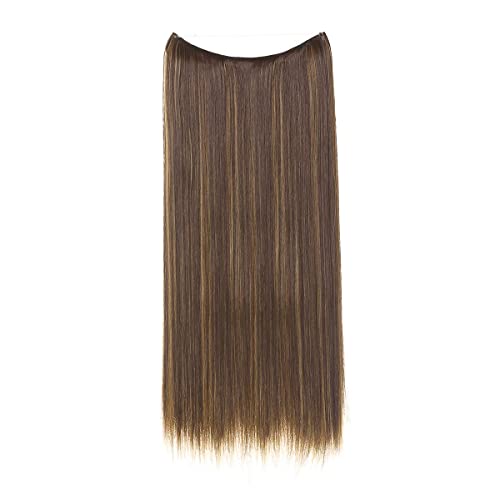 Image of Tressedup hair coloured with golden highlights extension
