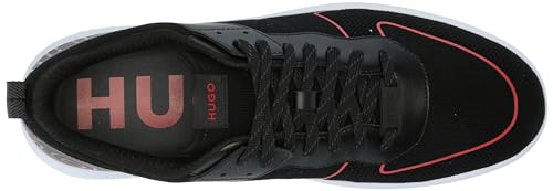 Image of Hugo Mens Back Logo Lace Up Sneakers