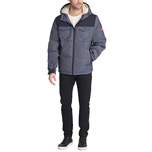 Image of Levi's Men's Performance Hooded Puffer Trucker Jacket (Regular & Big & Tall Sizes)