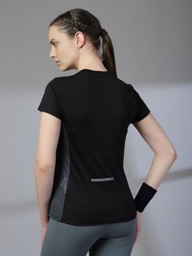 Image of CHKOKKO Gym Tshirt for Women Workout Dry Fit t Shirt Sports Tshirt Lightweight Round Neck Breathable Half Sleeve Activewear Mesh Running Yoga Tops for Woman