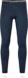 normani Winter Merinounterwäsche Leggins für Herren 350g Grammatur - EXTREM WARM - Winterunterhose Thermounterwäsche aus Merinowolle und Lyocell Farbe Navy Größe 3XL/58