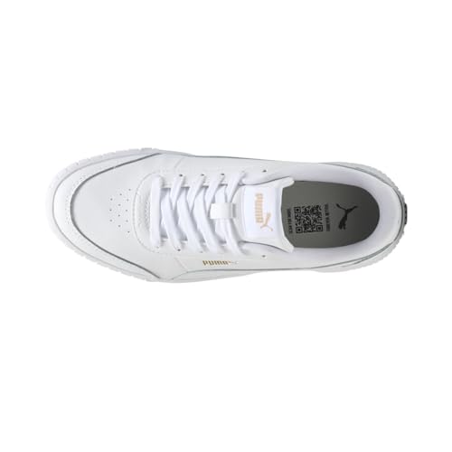 PUMA Womens Carina Mia Lace Up Sneakers Shoes Casual - White4