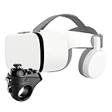 【Ideal gift】VR headsets are great gifts for adults and children. Invite your family and friends to enter the immersive VR world and share love through VR headsets. It is an ideal holiday gift for children and adults-Father's Day, Halloween, Easter, Christmas.