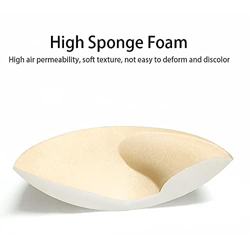 Aeyaka Bra Pads Inserts Push Up Swimsuit Inserts Breast Enhancers Removable A B C D Cup Beige L #TOP3