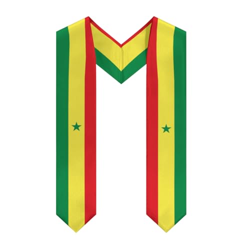 Vintage South Africa African Flag Graduation Stole Scarf Shawl Sash for Men Women