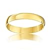 Theia 9ct Yellow Gold Heavy D Shape Polished 3mm Wedding Ring - Size T #1