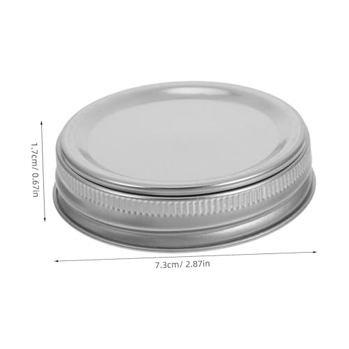 Couvercles de bocaux étanches Alipis en inox réutilisables pour conservation - 3