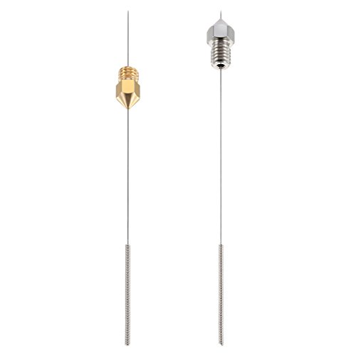 Hestya 10 Pack 0.4 Mm Drill Bits For 3D Printer Nozzle Cleaning Kit Stainless Steel Nozzle Cleaning Tool Kit #TOP5