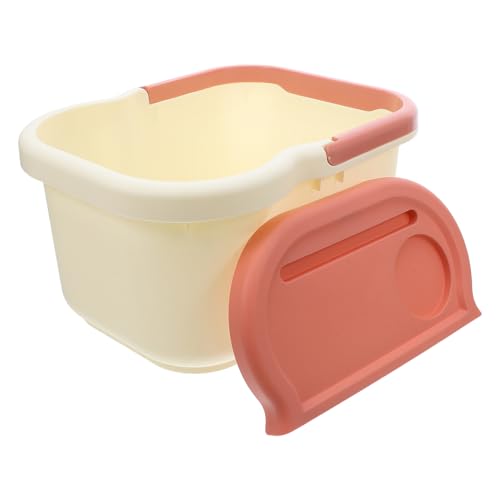 Bassine pour soins et seau pour lavage des pieds avec couvercle hermétique