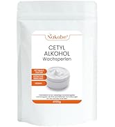 Nakobe Cetylalcohol, 100 g, premium kwaliteit voor professionele formuleringen, vetalcohol