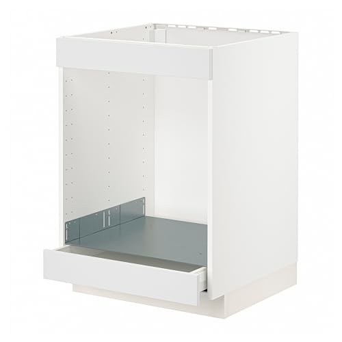 Meuble bas METOD MAXIMERA de cuisson blanc Stensund, design et robustesse