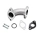 PRO BAT 26MM Intake Manifold Pipe Gasket Spacer Screw Kit for 110cc 125cc 140cc 150cc 160cc Pit Dirt Bike ATV Lifan YX SSR Coolster 56-2 FA (Silver)