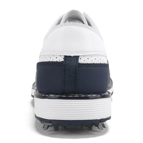 Image of Golf Shoes Men Spikes Classic Golf Footwears Male Walking Sneakers for Golfers Size 7-14