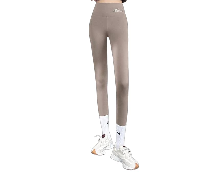 Image of Celary Women's Nude Fleece Lined Leggings - Winter Warm Pantyhose Look, Thermal Tights, Soft & Stretchable Winter Stockings