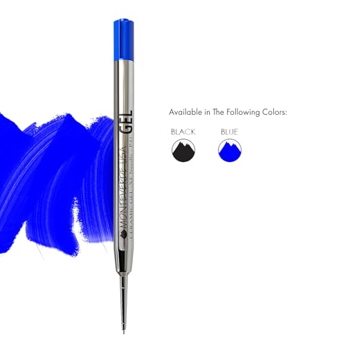 Image of Monteverde Capless Gel Refill (to fit Parker), 0.5 mm Extra Fine Needle Point, Blue
