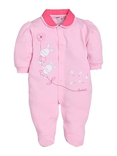 Image of BABY GO 0-3M /3-6M Full Sleeve 100% Soft Cotton Romper /jumpsuit /Sleepsuit /Nightsuit /Infant Wear /Clothes for New Born Baby Girls