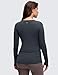 CRZ YOGA Butterluxe Maternity Crewneck Long Sleeve Shirts - Athletic Yoga Casual Pregnancy Womens Tee Tops Basic Layer Soft True Navy Small