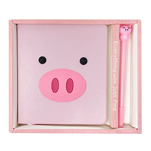 Stylos gel cochon rose, cadeau idéal pour journal et carnet