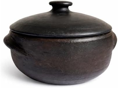 Panela de Barro Capixaba 2 Litros P/Cozinhar Moqueca Caldos (Natu...