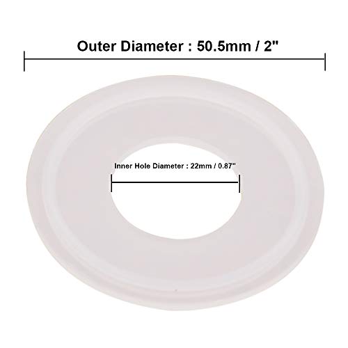 Image of DERNORD Silicone Gasket Tri-Clover (Tri-clamp) O-Ring - 1 Inch (Pack of 20)
