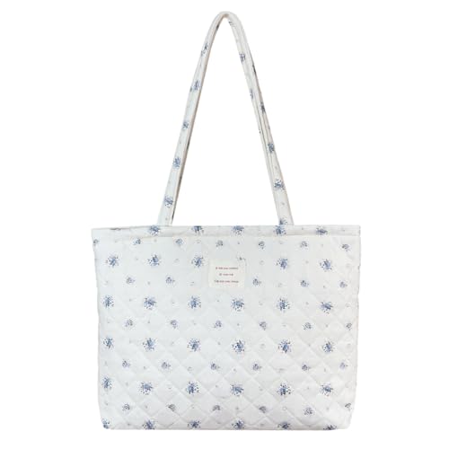 Image of Sunwel Fashion Top Zipper Floral Quilted Bag Small Tote Bag for Women