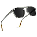 WearMe Pro Polarized Modern Aviator One-Bridge Square Mens Sunglasses