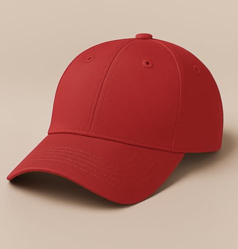 Image of Unisex Adjustable Baseball Cap Pack of 2 - Solid Color, Breathable, Stylish Cotton Caps for Men & Women - Outdoor Sports, Travel, Casual Wear