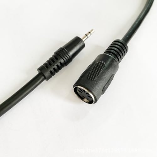 emstar 2 pack of type-a midi to 35mm adapter 1434 inch cablemidi female to trs 35mm maletrs midi cable